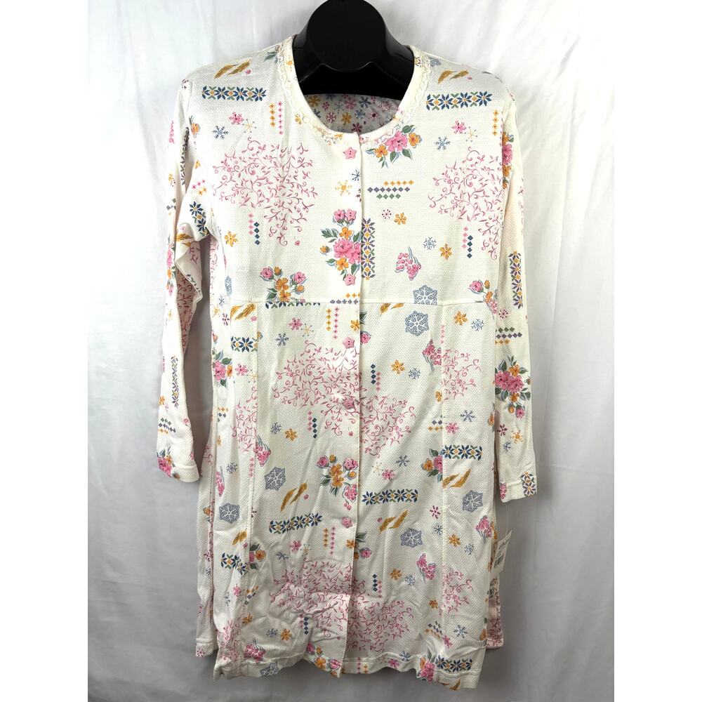 VTG Kathryn Nightgown Womens Pink Floral Soft 90s Sleepwear‎ SMALL New